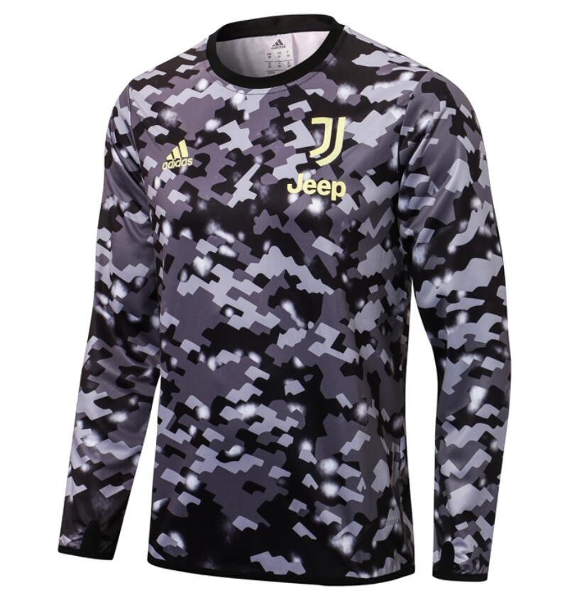 2021/22 Juventus Grey Black Training Sweatshirt